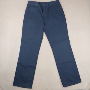 Vintage Rustler 34x31 Mens Pants Blue Twill Cowboy Western Bootcut 89600NV